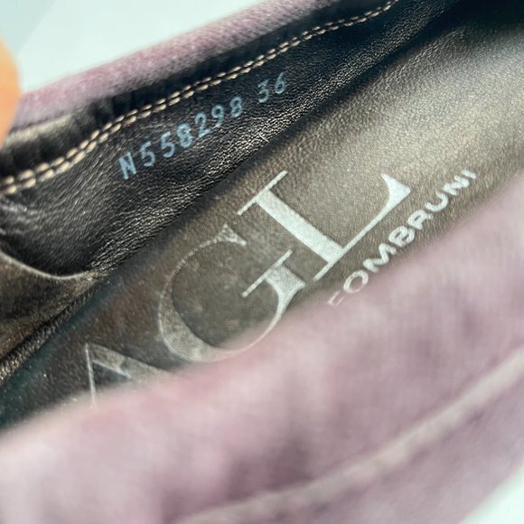 AGL ATTILIO GIUSTI Leombruni Black Toe Cap Ballet Flats Womens EU 36 US … - Picture 4 of 5